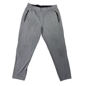 Men's Gray Jogger Pants‎ Size L Athletic Fit Lightweight